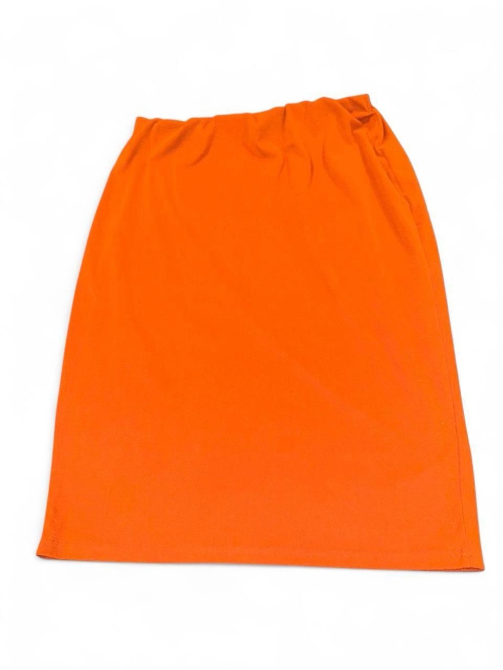 SHEIN Bright Orange Pencil Skirt